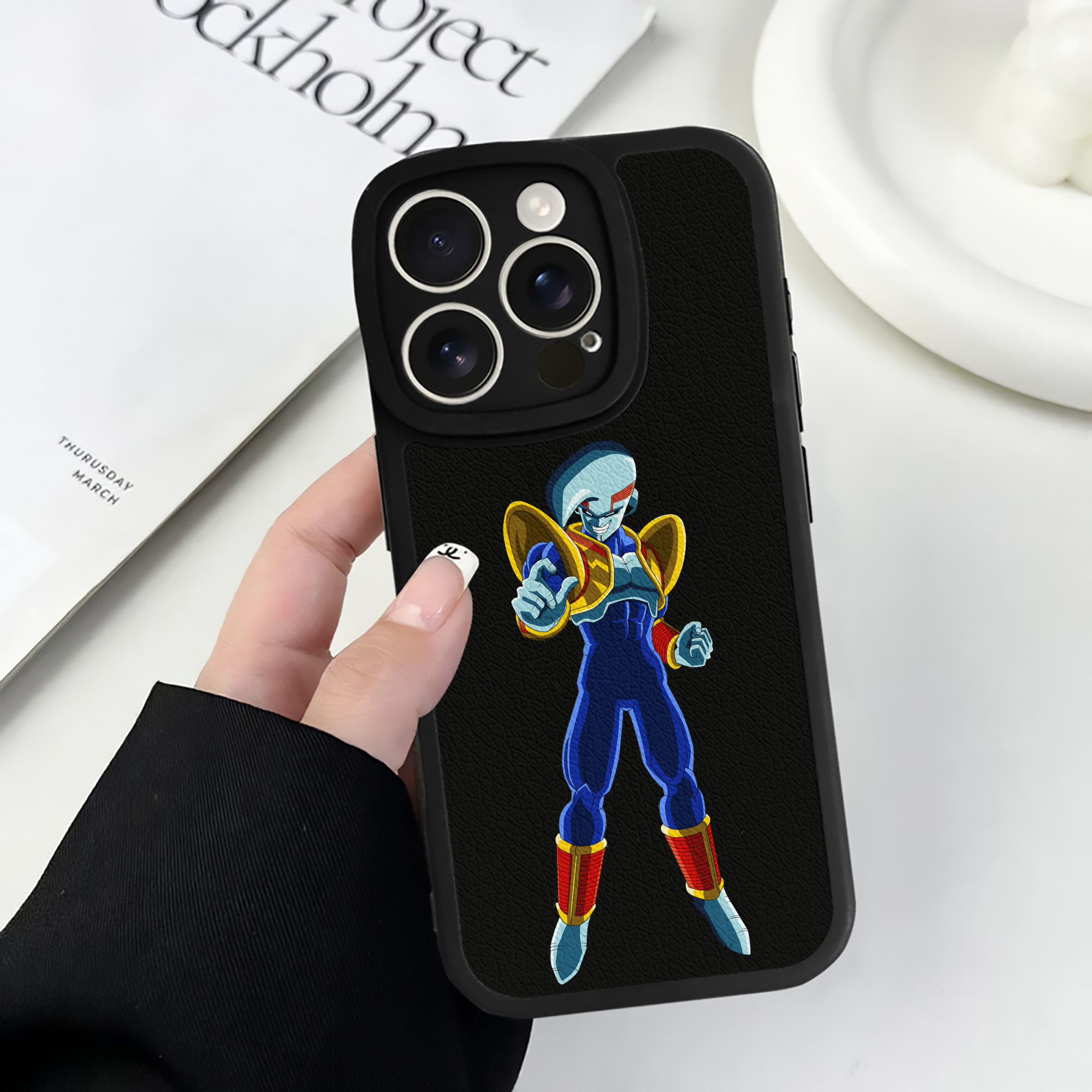 （画像用） ドラゴンボール DRAGON BALL 【iPhone 16シリーズ対応】シリコンスマホケース（レザー調） 材質：シリコン
